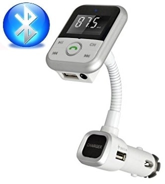 FM-sändare med Bluetooth-handsfree och billaddare (Silver) (11 av 17)