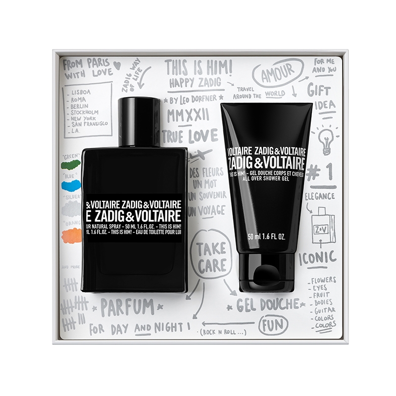 Product Image for Giftset Zadig & Voltaire This Is Him Edt 50ml + Shower Gel 50ml