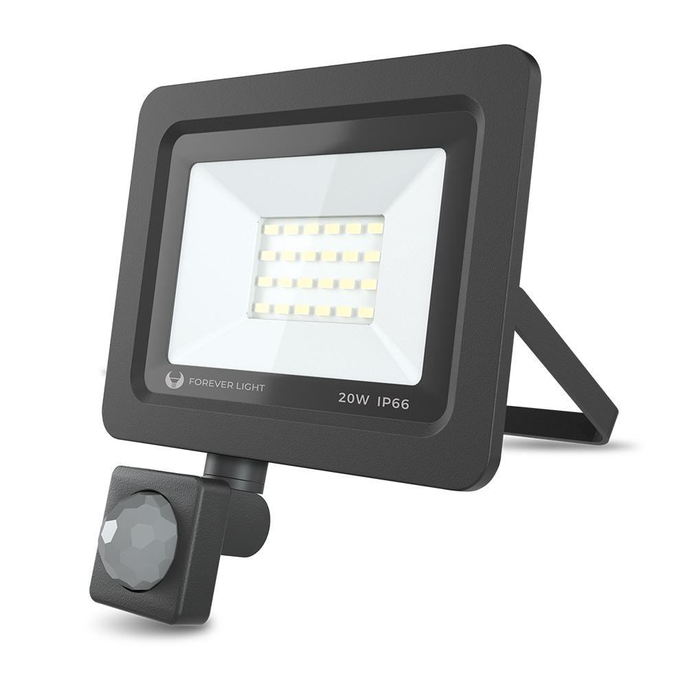 LED Stålkastare / Floodlight, Rörelsesensor, 20w (105w) (1 av 2)