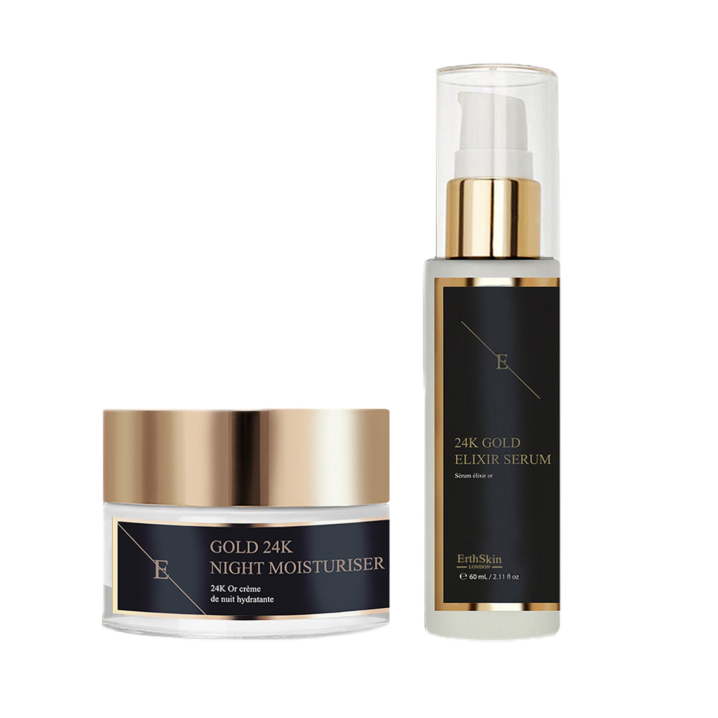 ErthSkin - 24K Gold serum och nattkräm