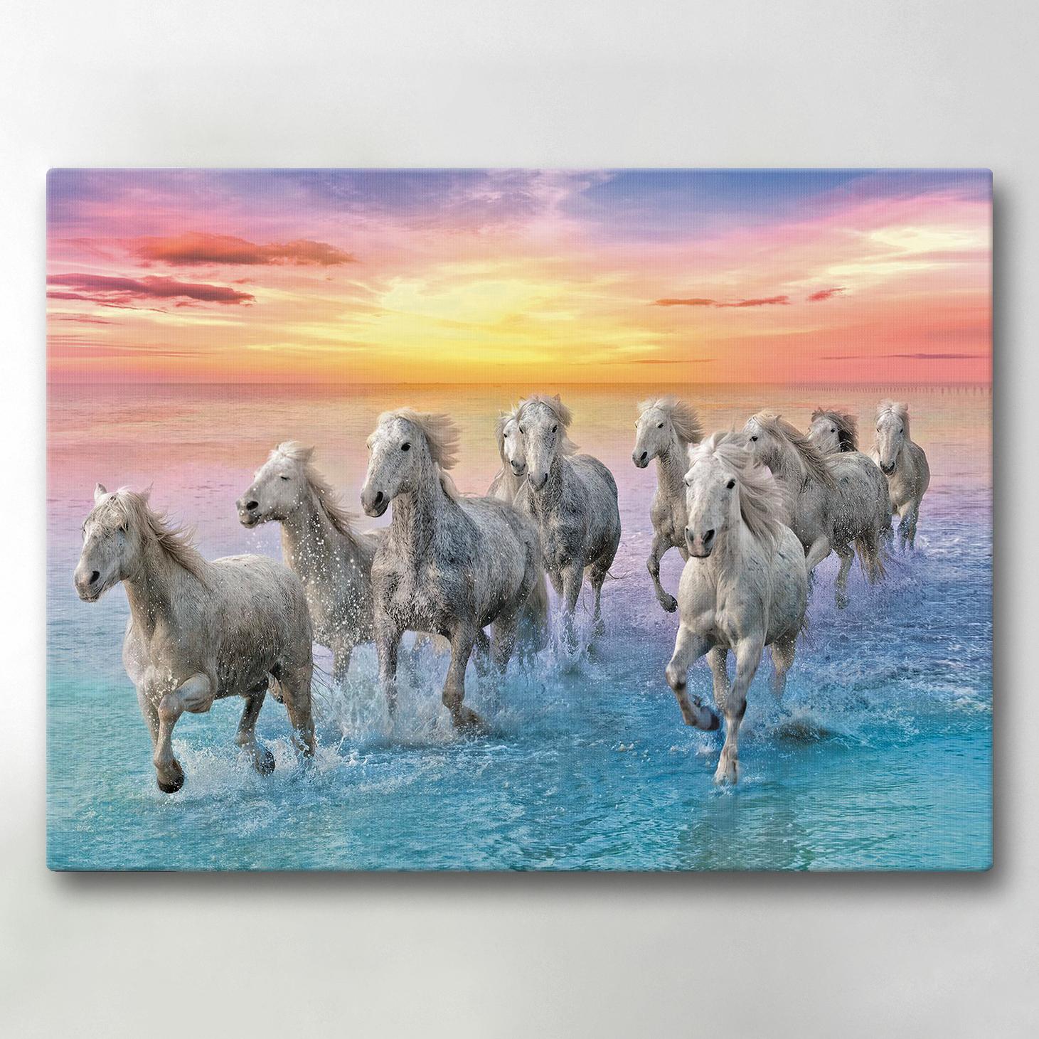 Canvastavle Hest 40x30 cm