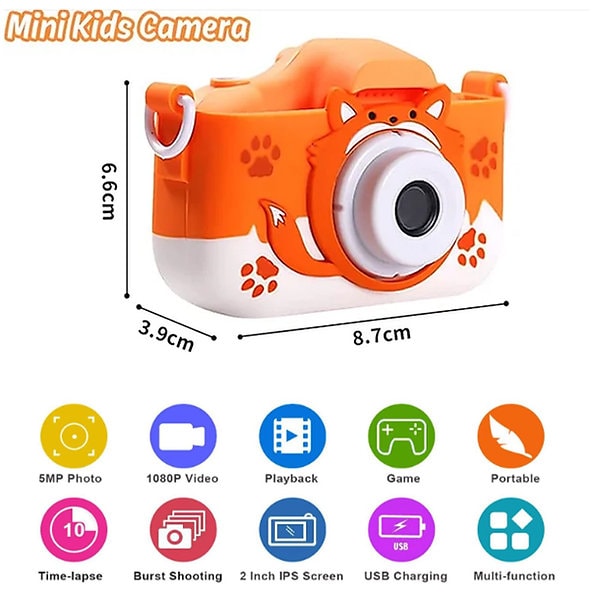 Digitalt kamera for barn med deksel (15 av 16)