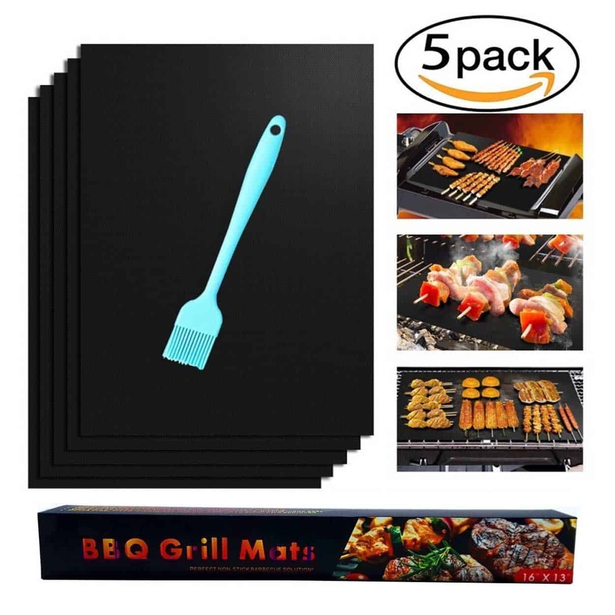 Product Image for 5-Pack Grillmatta - Återanvändningsbar Non Stick 40x33cm