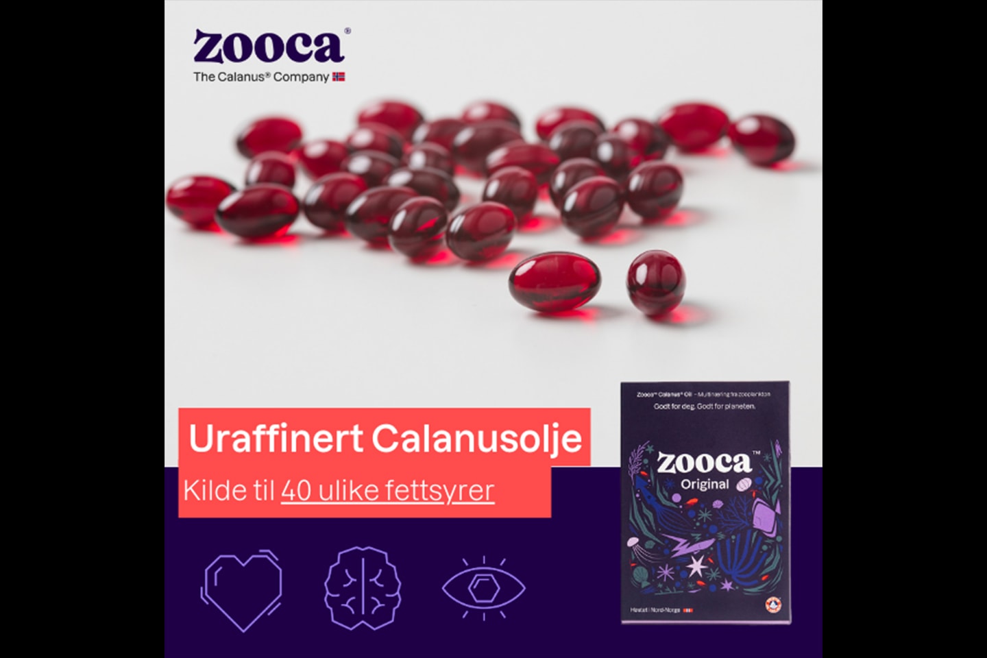 Prøv Zooca® Original i 60 dager! Et nytt og unikt omega-3 produkt (1 av 2)