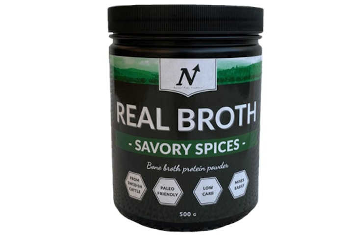 Real Broth Savory Spices benbuljong 500 gram Nyttoteket