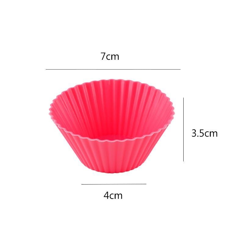 Färgglada muffinsformar i silikon 12- eller 24-pack (14 av 15)