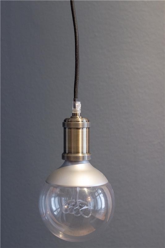 6-pack LED-dekorationslampor, silver, E27-sockel, varmvit, 2W (20lm), A120-glob (6 av 8)