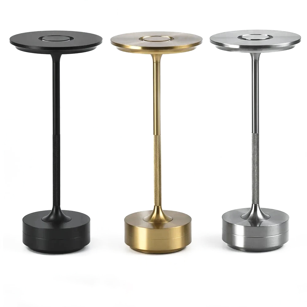 Trådløs LED-bordlampe / Skrivebordslampe med touch-funksjon