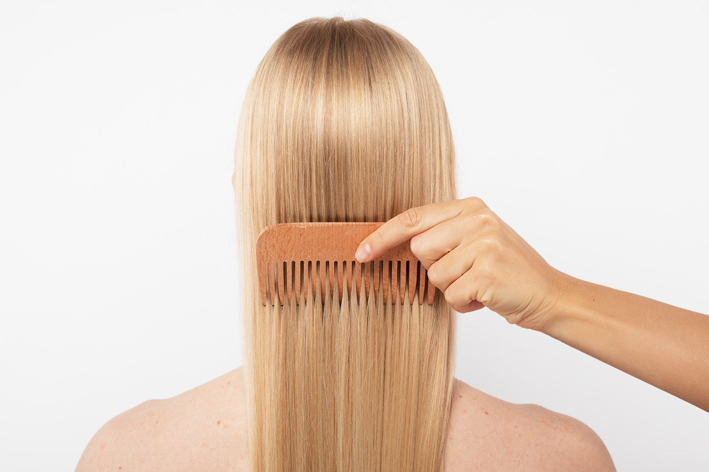 Keratinbehandling hos Golden Hair of Sweden i Bromma