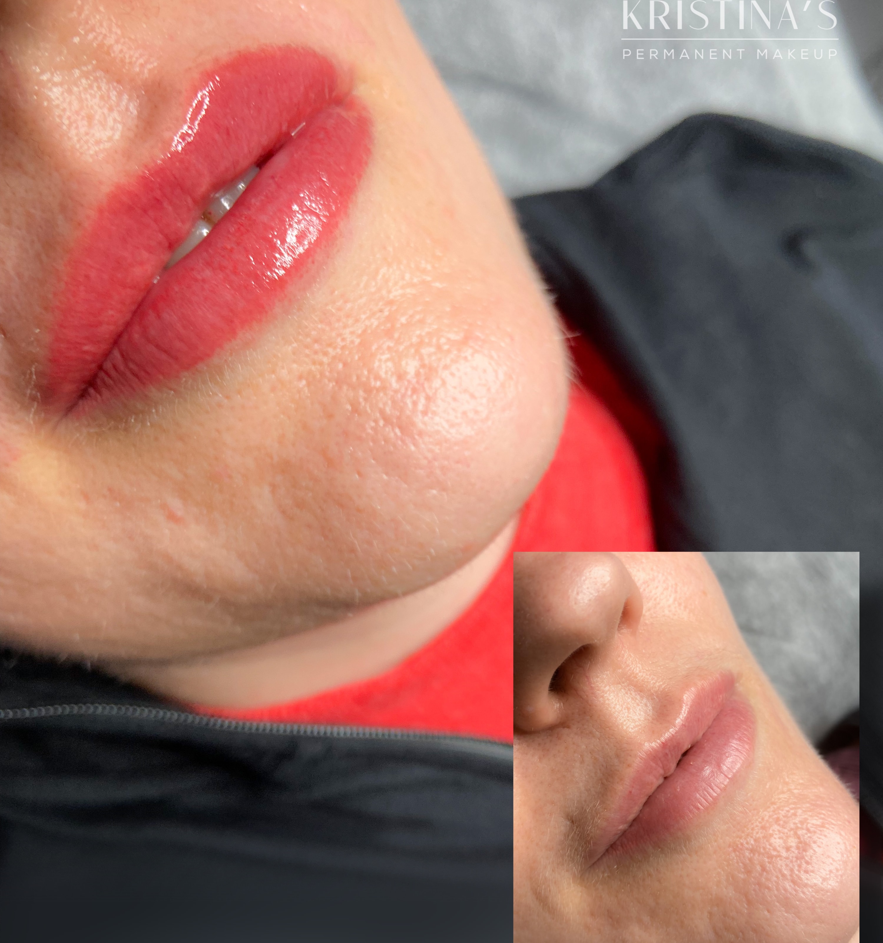 Blush tatovering på leppene hos Kristinas permanent makeup (9 av 11)