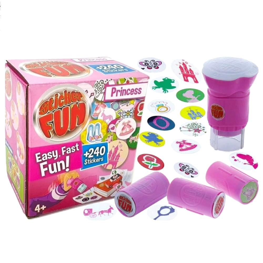 Klistermärksmaskin Princess för barn
