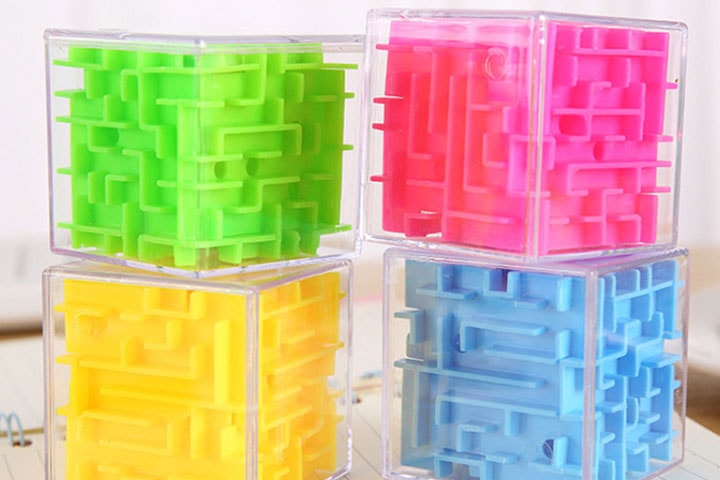 3D kub med labyrint (4 av 6)