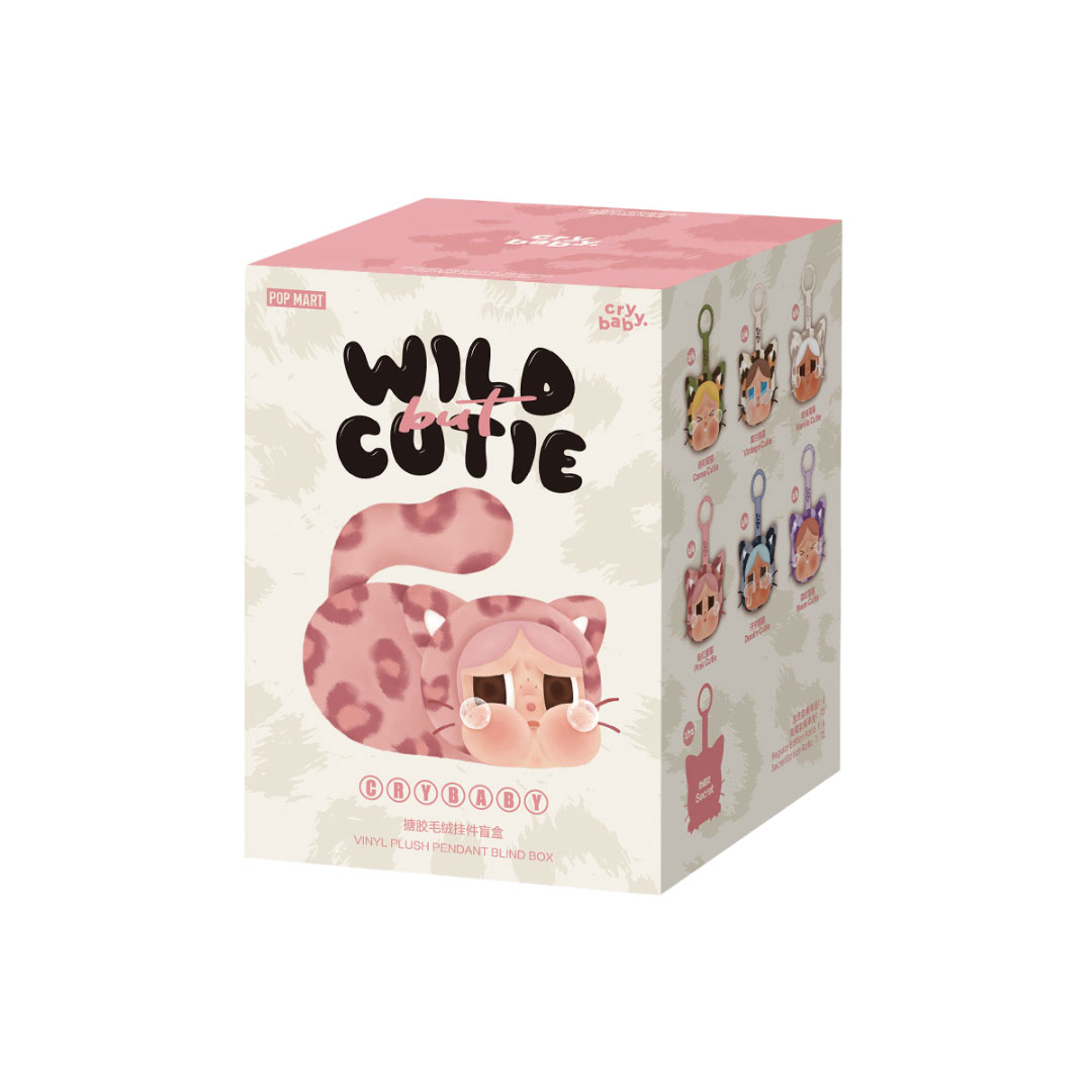 Pop Mart Crybaby Wild but Cutie Series Vinyl Plush Pendant 1 Blind Box