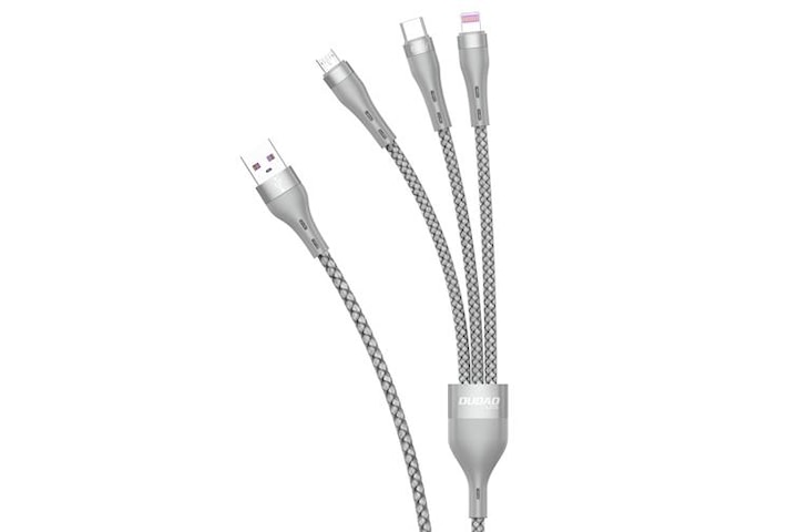 65w Super 3in1 kabel - Lightning / microUSB / USB-C 1,2m