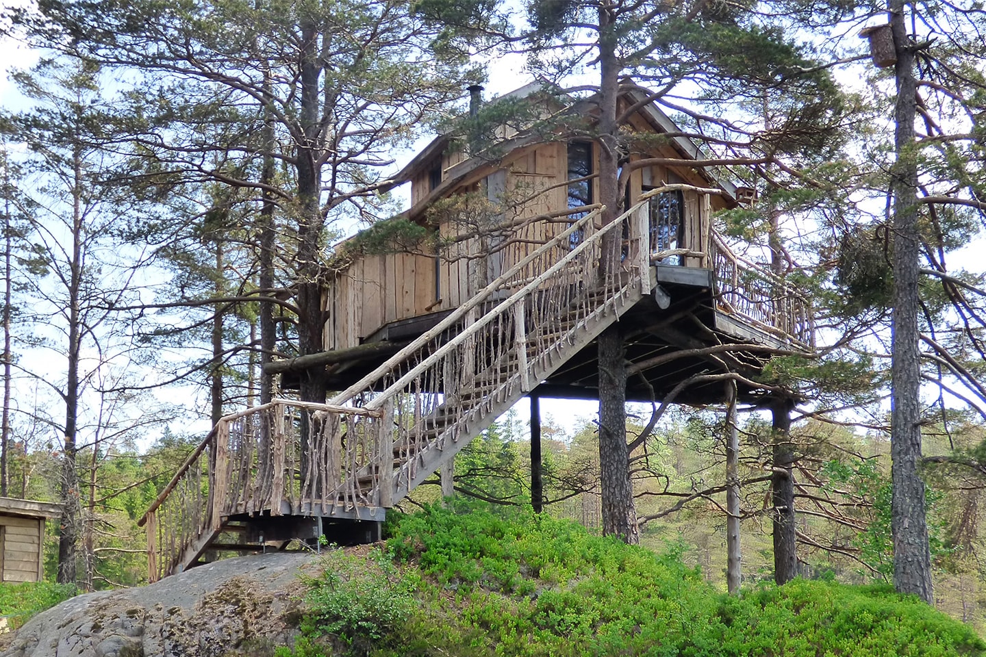 Fiddan TreeTop: Övernattning för 2 i Cliff Cabin i södra Norge (1 av 10)