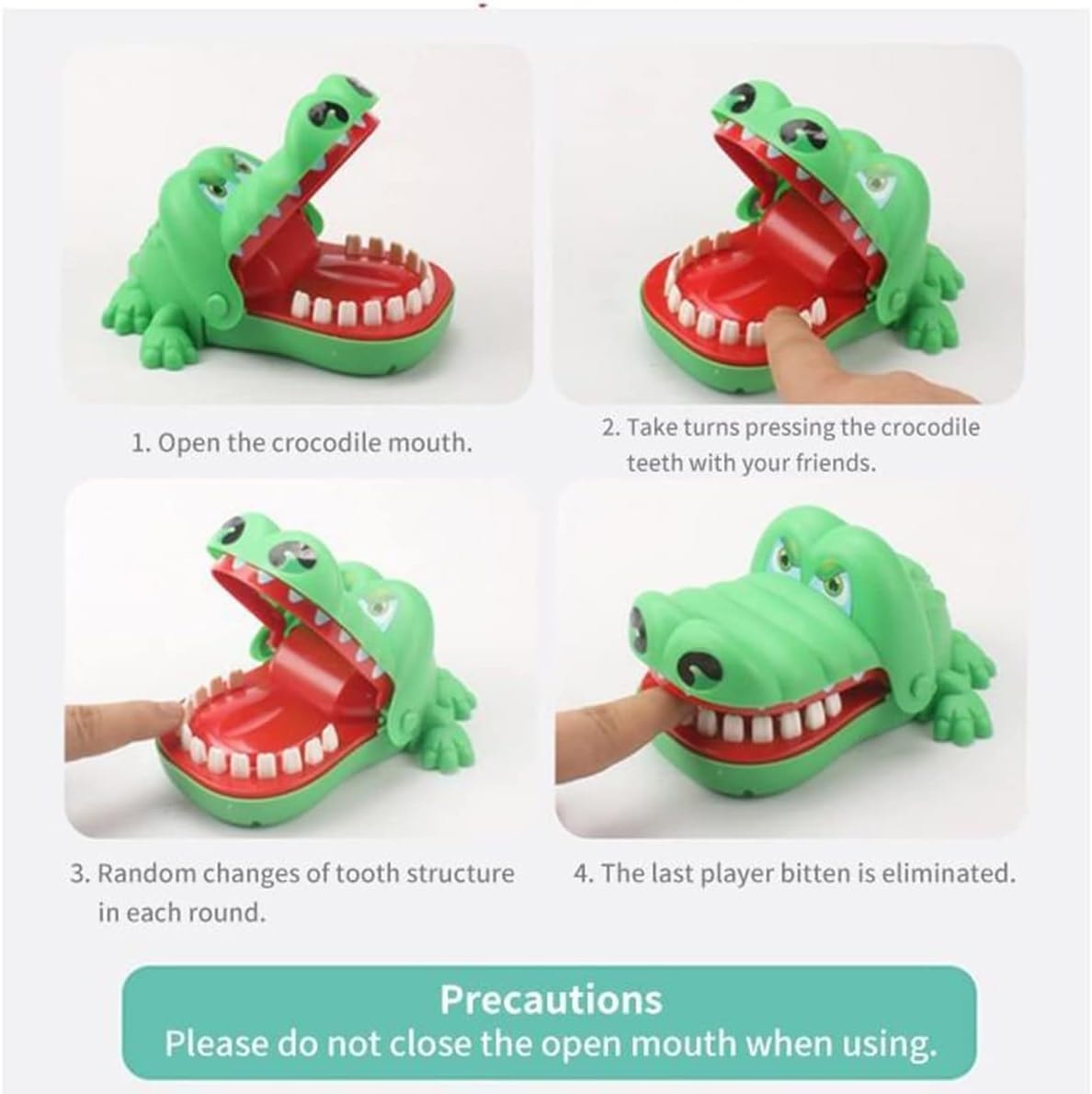 Biting Crocodile Crocodile Dental Game Fun Game (3 av 7)
