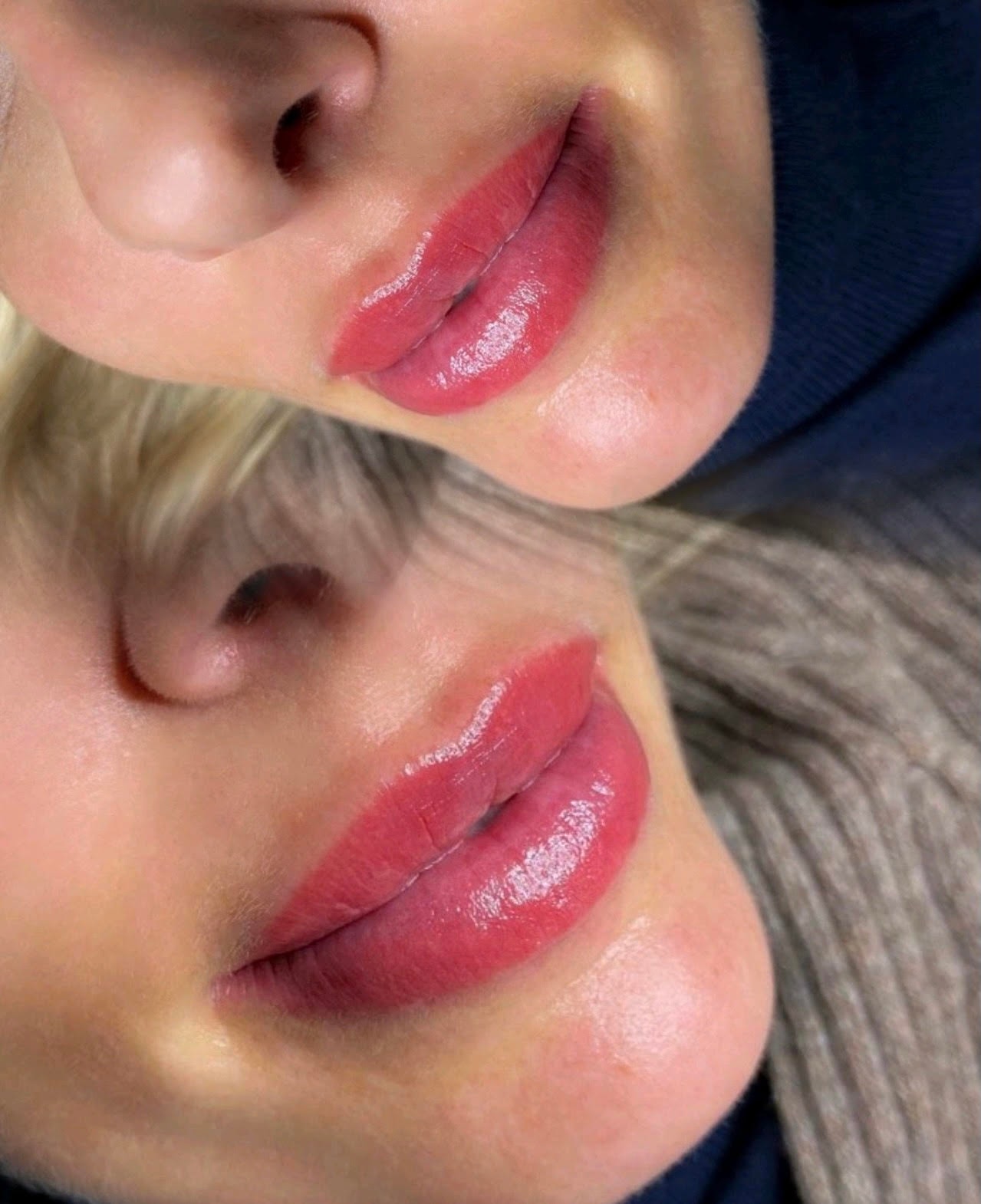 Blush tatovering på leppene hos Kristinas permanent makeup (7 av 11)