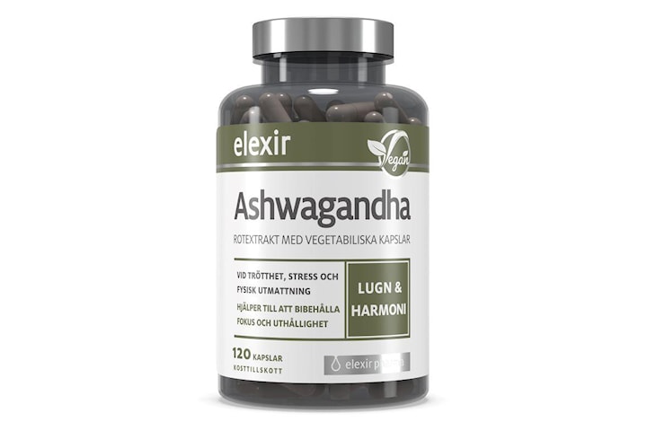 Ashwagandha 120 veg. kapslar Elexir Pharma