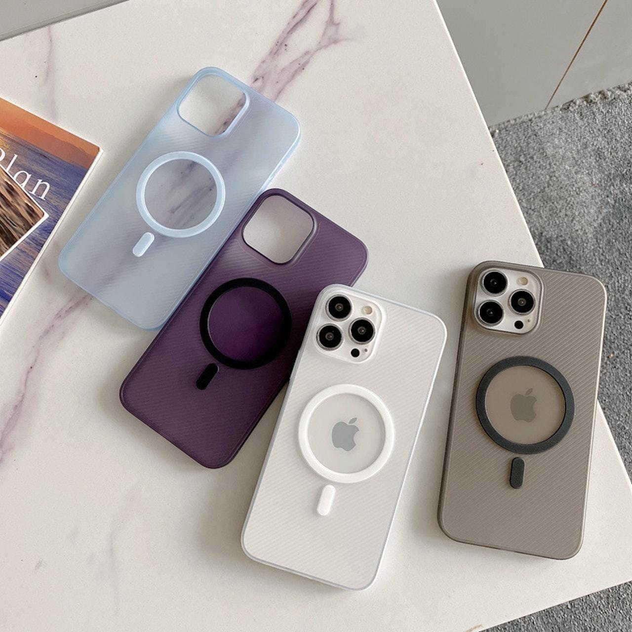 Ultra-Tynn MagSafe Deksel i Frostet for iPhone (7 av 9)
