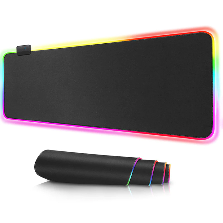 RGB lysende gaming musematte