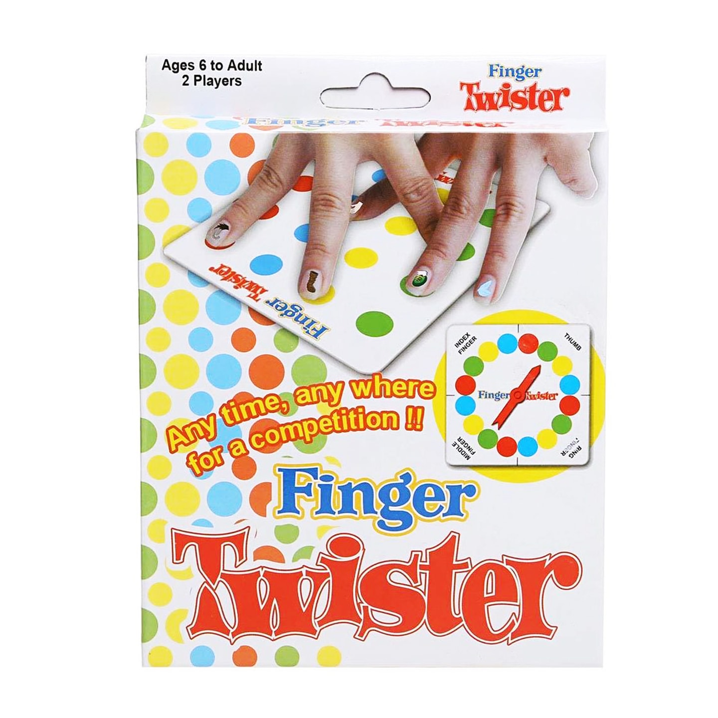 Morsomt Finger Twister-spill (1 av 8)
