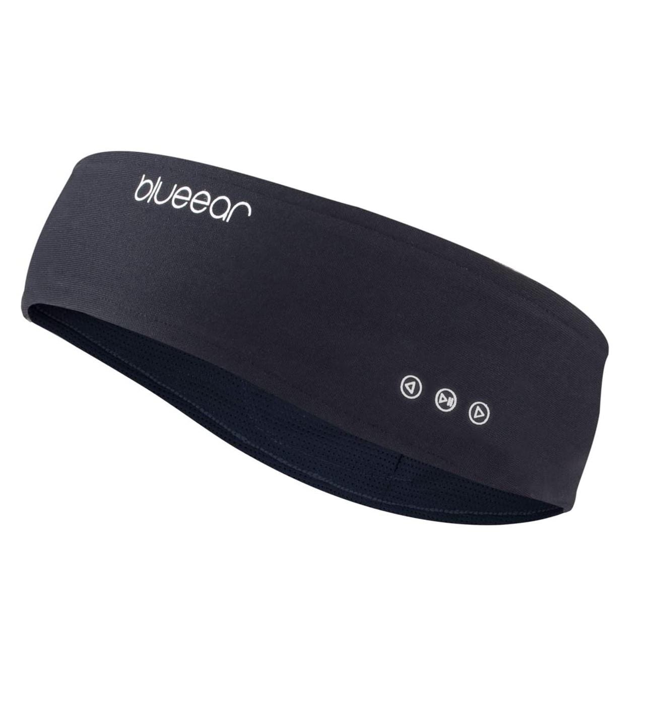 Pannband med Bluetooth hörlurar och mikrofon - svart (1 av 3)