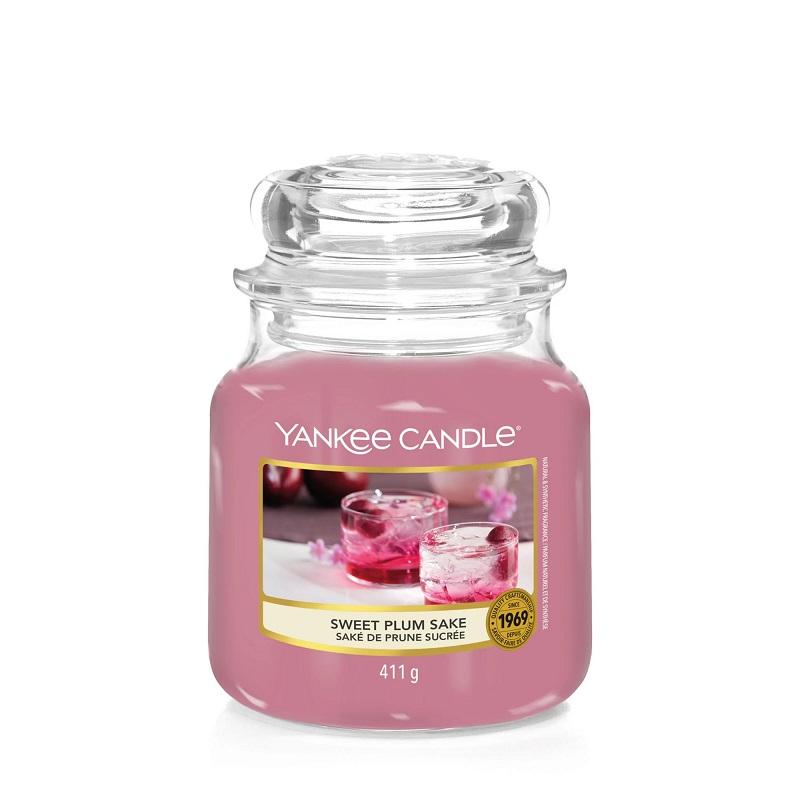 Product Image for Yankee Candle Classic Medium Jar Sweet Plum Sake 411g