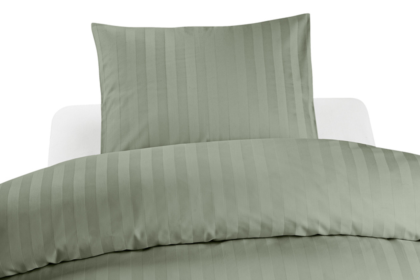 Borganäs of Sweden bäddset i bomullssatin, 2-pack