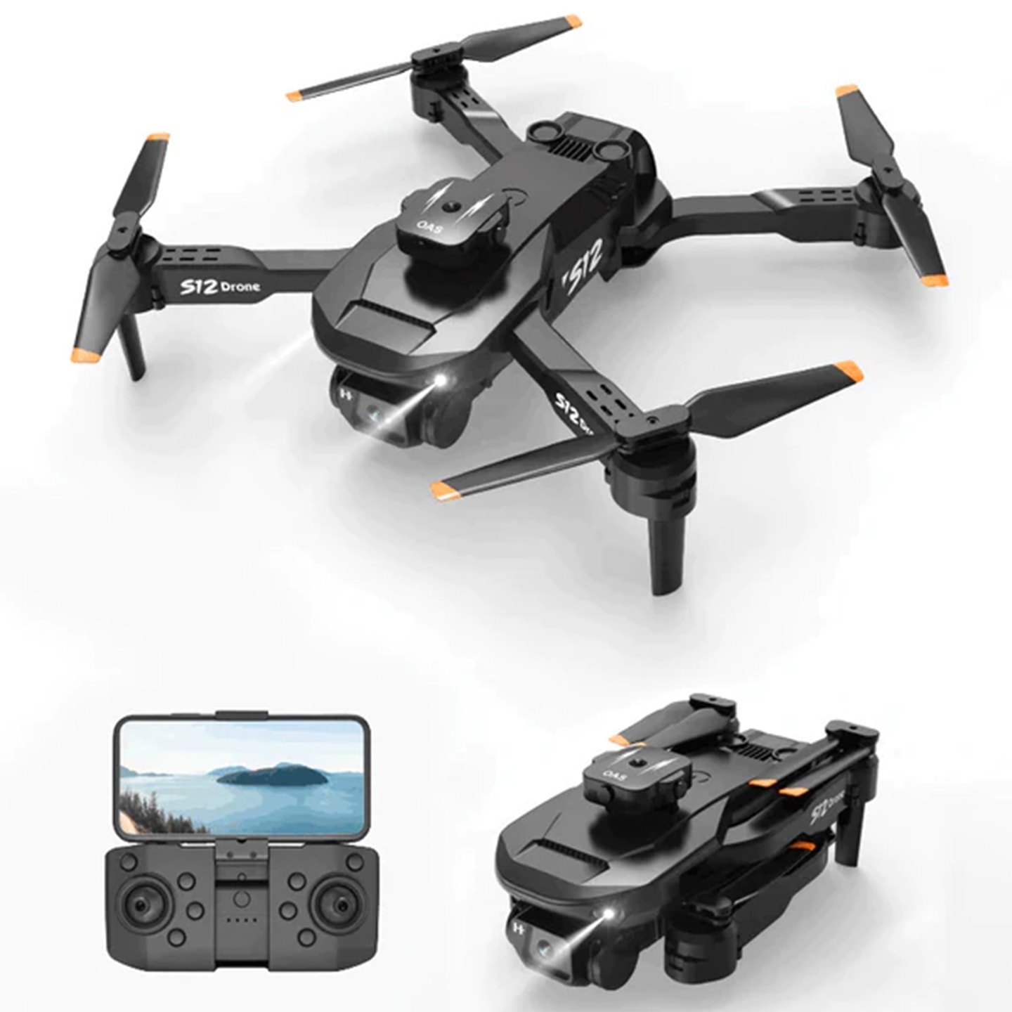 8K HD-kamera hinder-unngående drone (1 av 10)