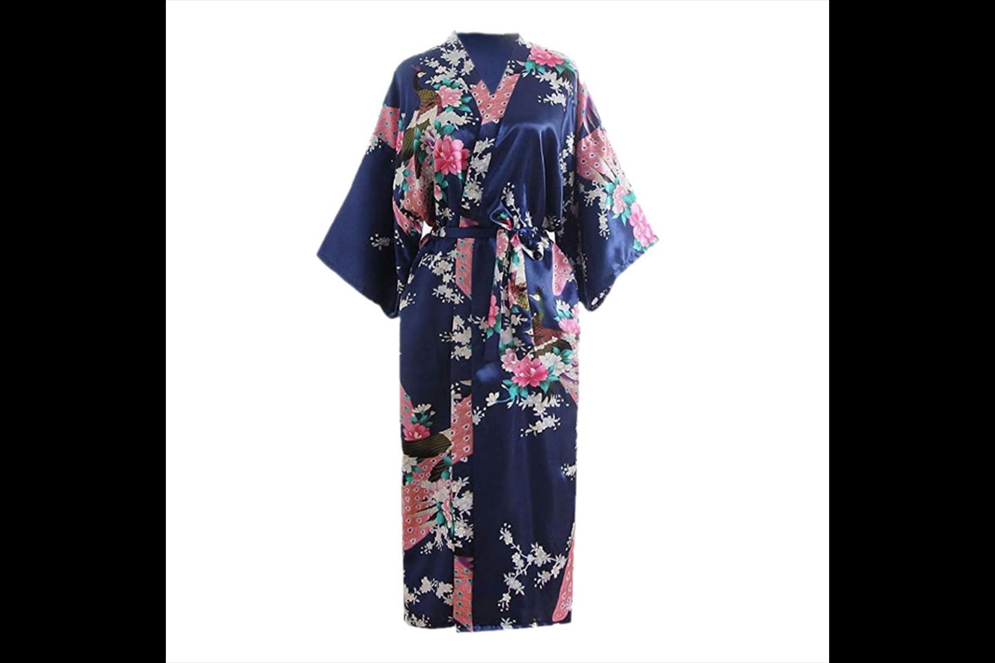 Kimono morgonrock i siden (9 av 15) (10 av 15)