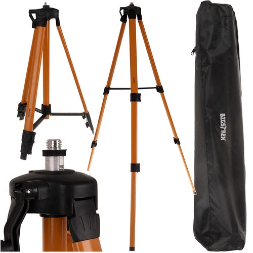 Stativ för korslaser 150 cm aluminium 5/8" gänga med bärväska