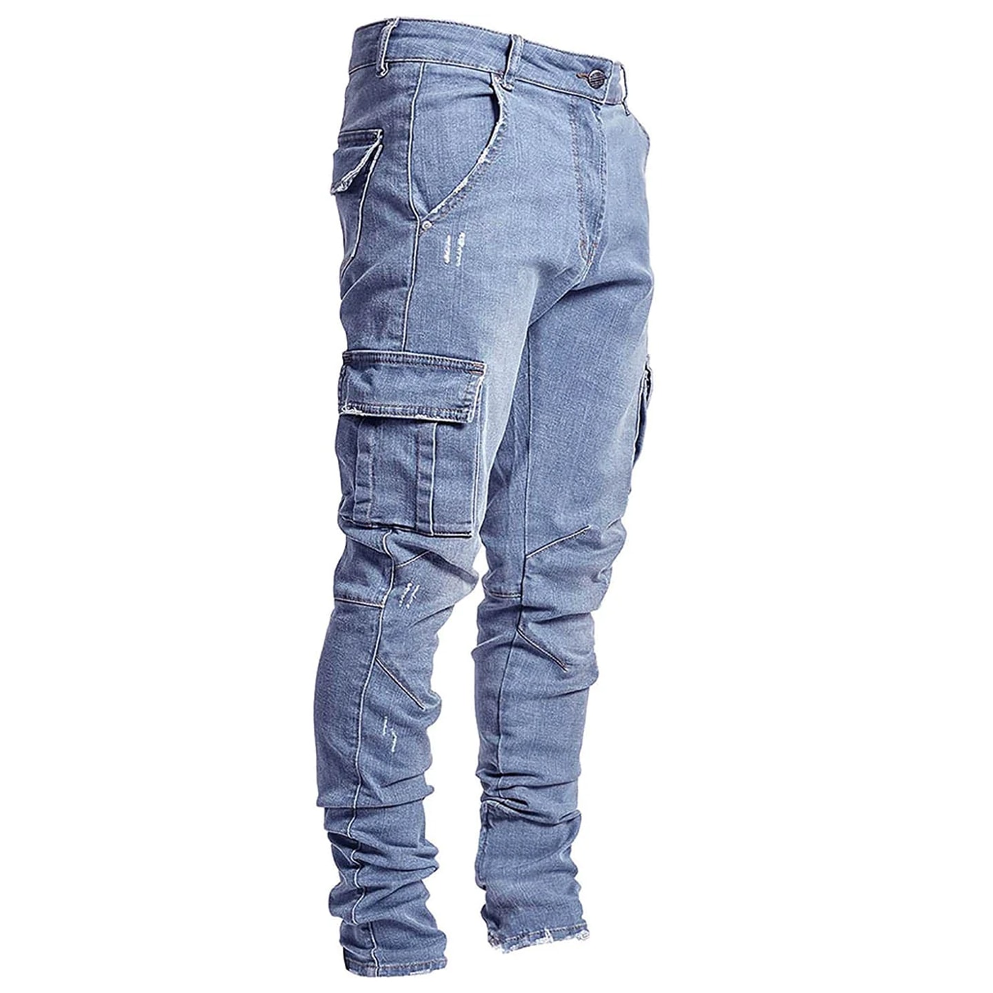 Skinny jeans med sidelomme for herre (1 av 9)