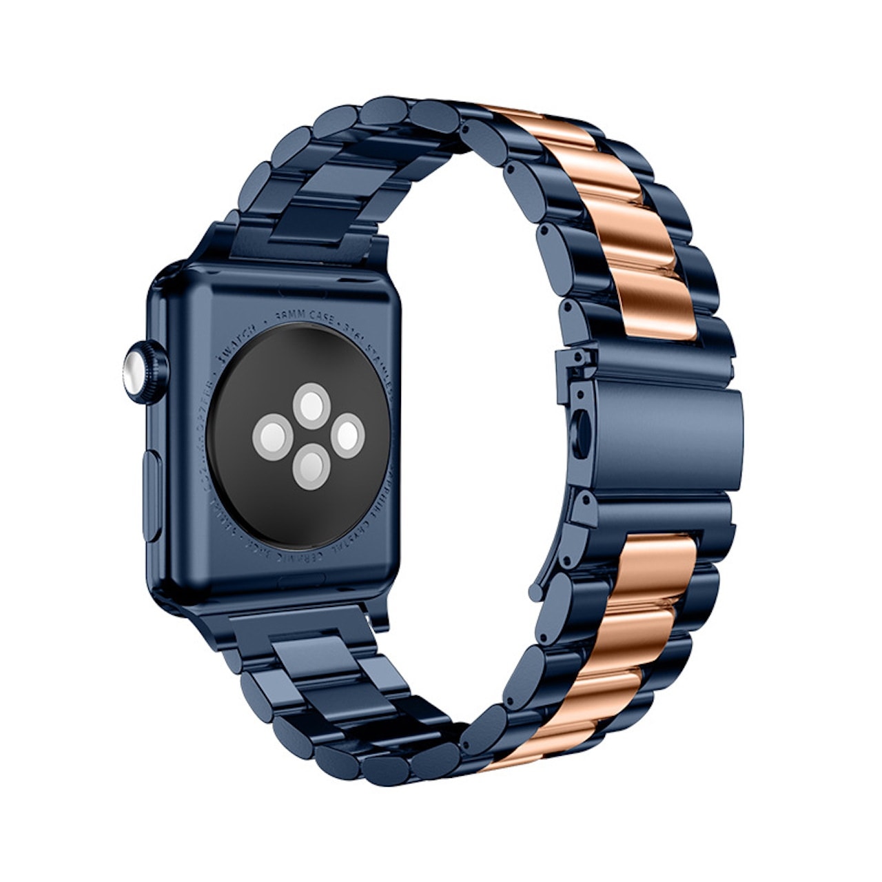 Elegant Metallarmbånd i Rustfritt Stål for Apple Watch (4 av 5)