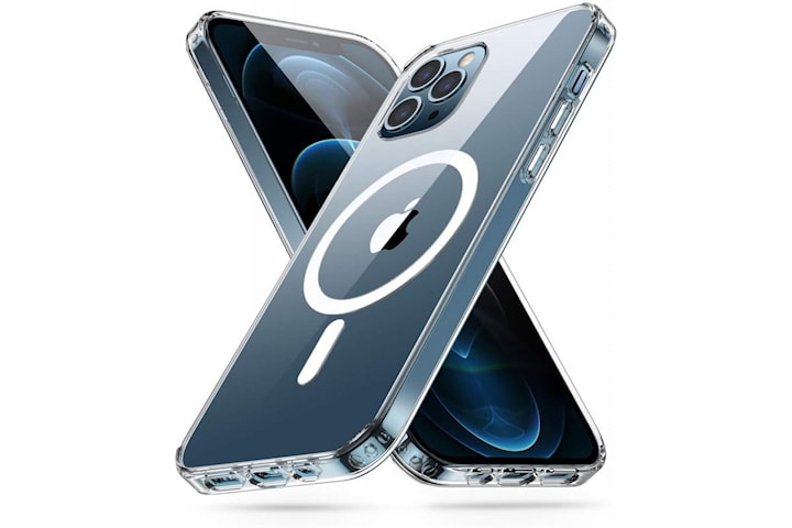 iPhone 12 Pro Max Transparent Stötdämpande Skal MagSafe-Kompatibelt