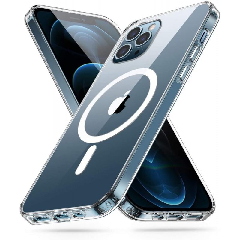 iPhone 12 Pro Max Transparent Stötdämpande Skal MagSafe-Kompatibelt (1 av 6)