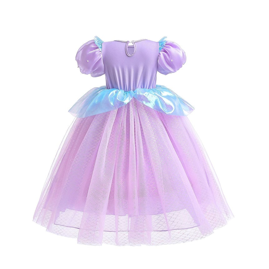 Prinsessklänning med puffärmar barn (2 av 9)