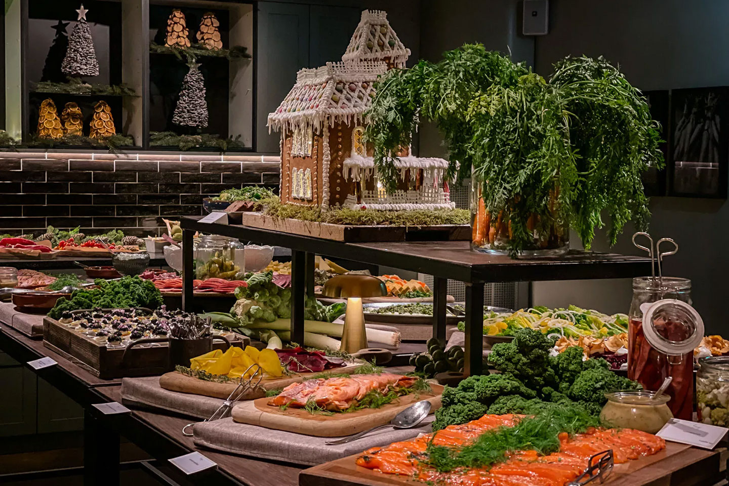 Julbord på Sånga i Svartsjö, Ekerö