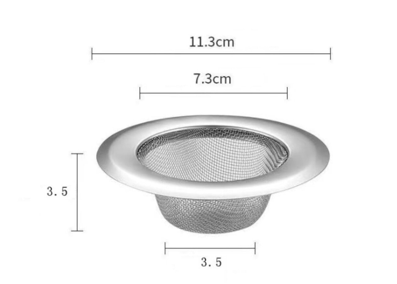 Köksvaskfilter i Metall, Förhindrar Stopp - 2-pack (7 av 9)