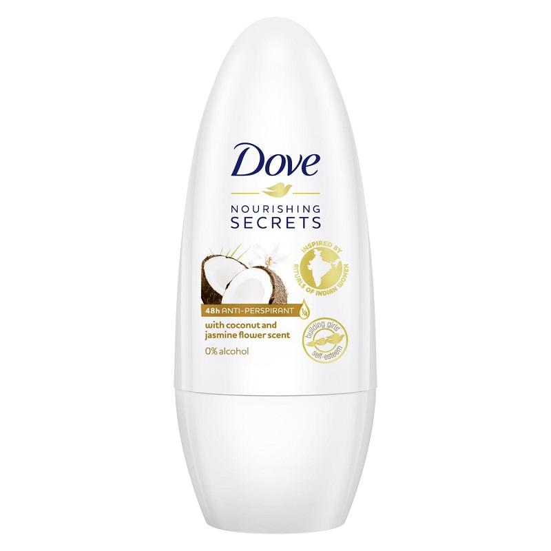 Product Image for Dove Anti-Perspirant Roll-On Coconut and Jasmine Flower 50ml