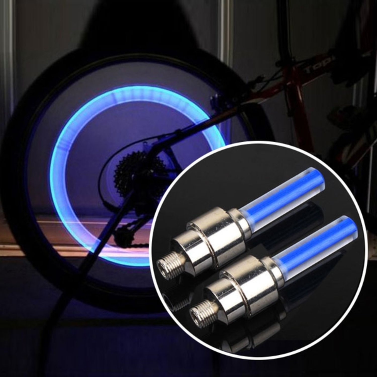 LED-lamper for sykkeldekk 2-pak