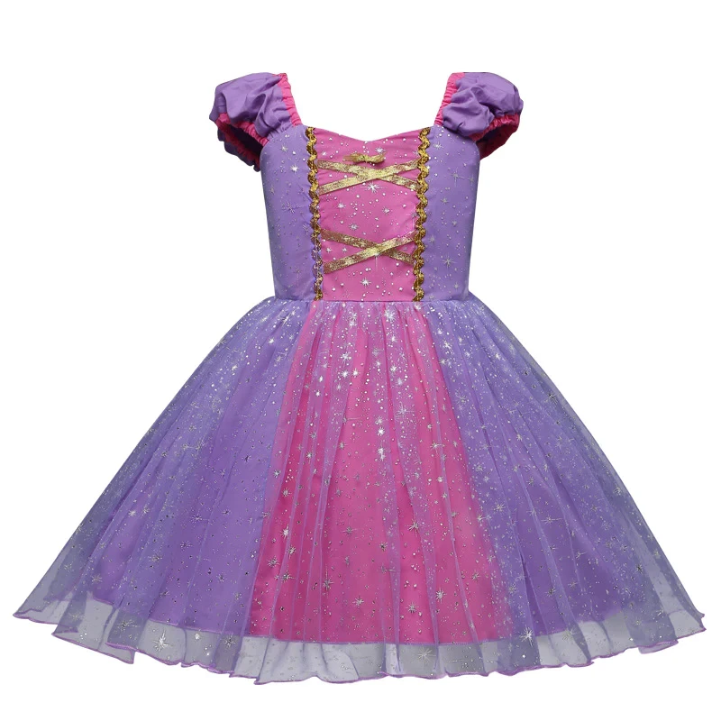 Glittrande prinsessklänning barn (1 av 9) (2 av 9)
