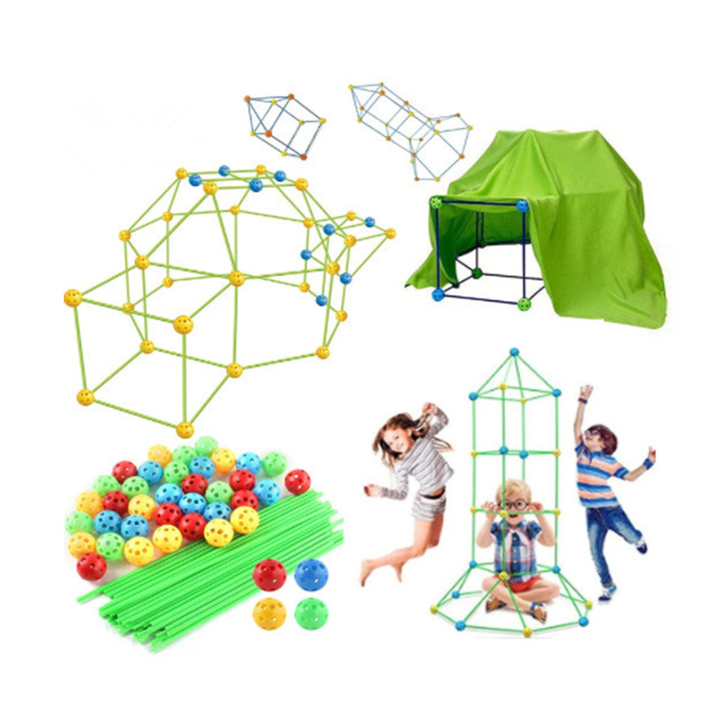 DIY-lek och lärorika leksaker för barn, 155 delar (1 av 6)