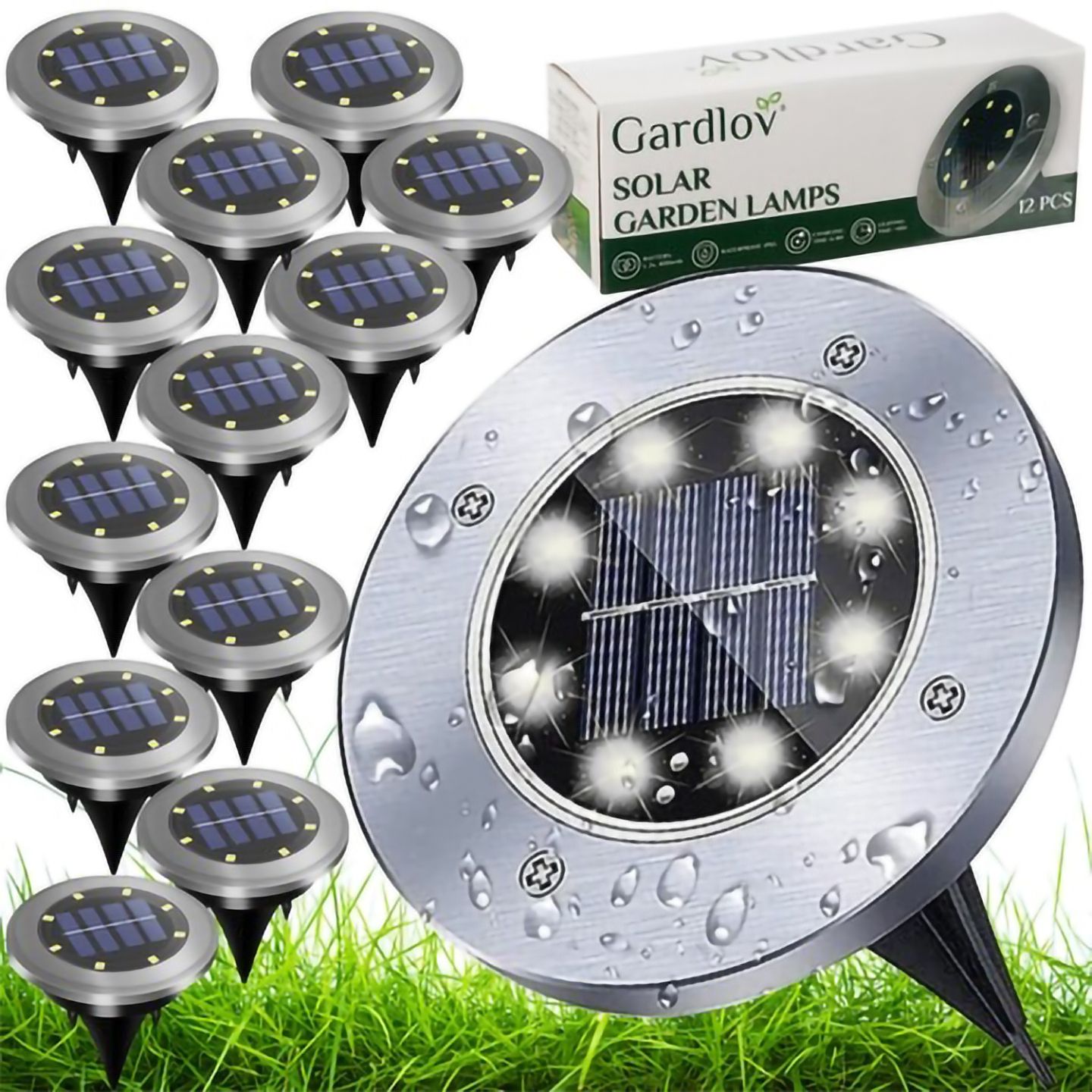 Product Image for Hagelamper med solcelle 12-pak