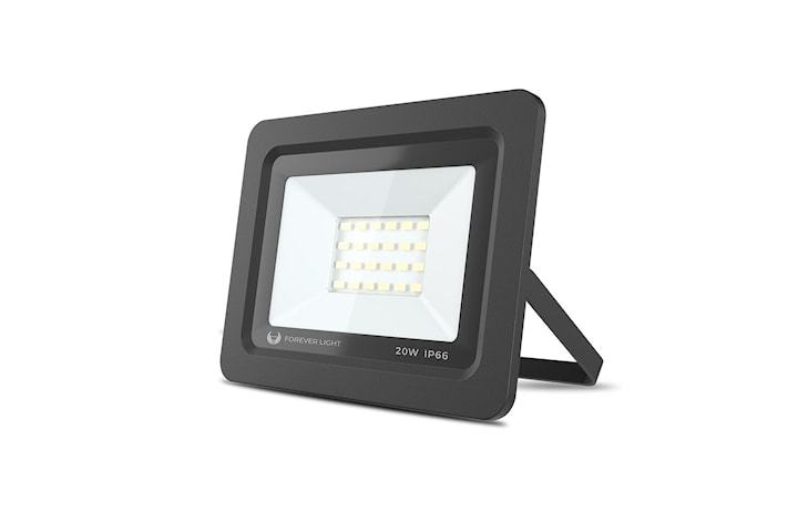 LED Stål spotlight / Floodlight, 20w (105w) Utendørs godkjent