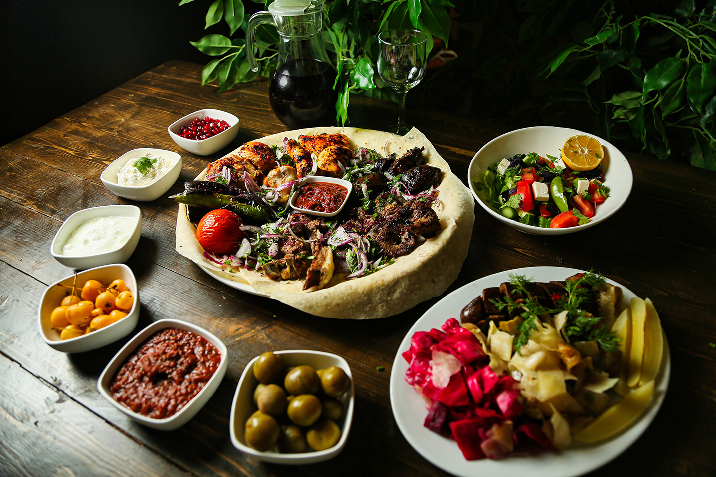 7-retters syrisk tastingmeny hos nyåpnede Bab Touma Restaurant & Bar på Grünerløkka