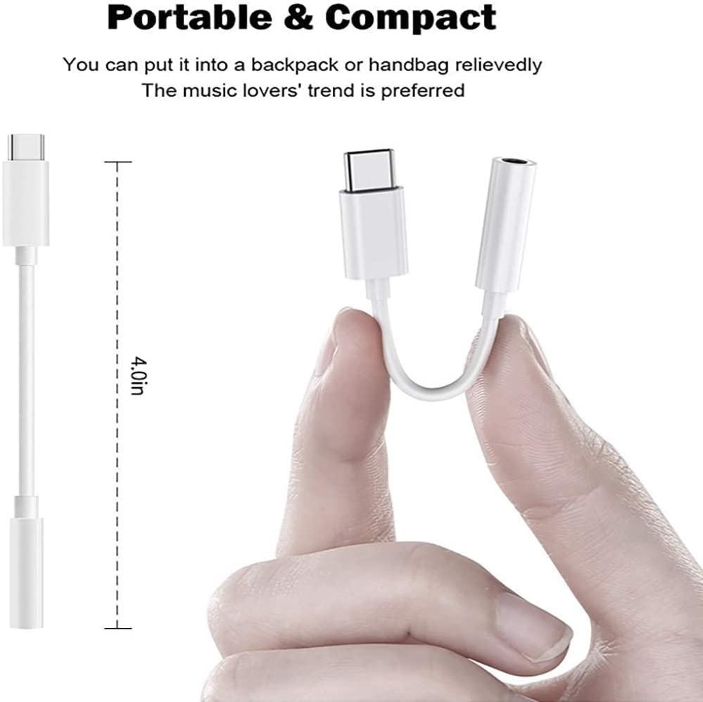 2-pack Smidigt & Enkel USB-C till 3.5 mm adapter  (3 av 8)