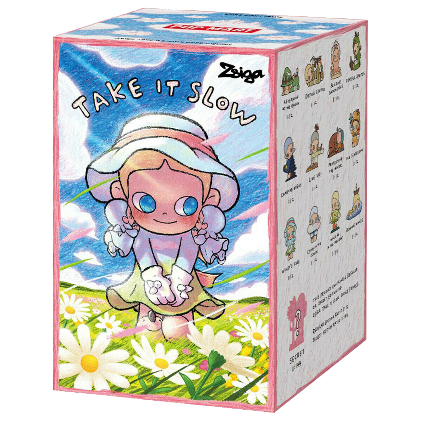 POP MART Zsiga Take It Slow Series Figures Vinyl Plush Blind Box