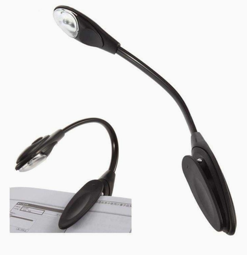 Product Image for Boklampa med LED och klämma 1-Pack eller 2-Pack