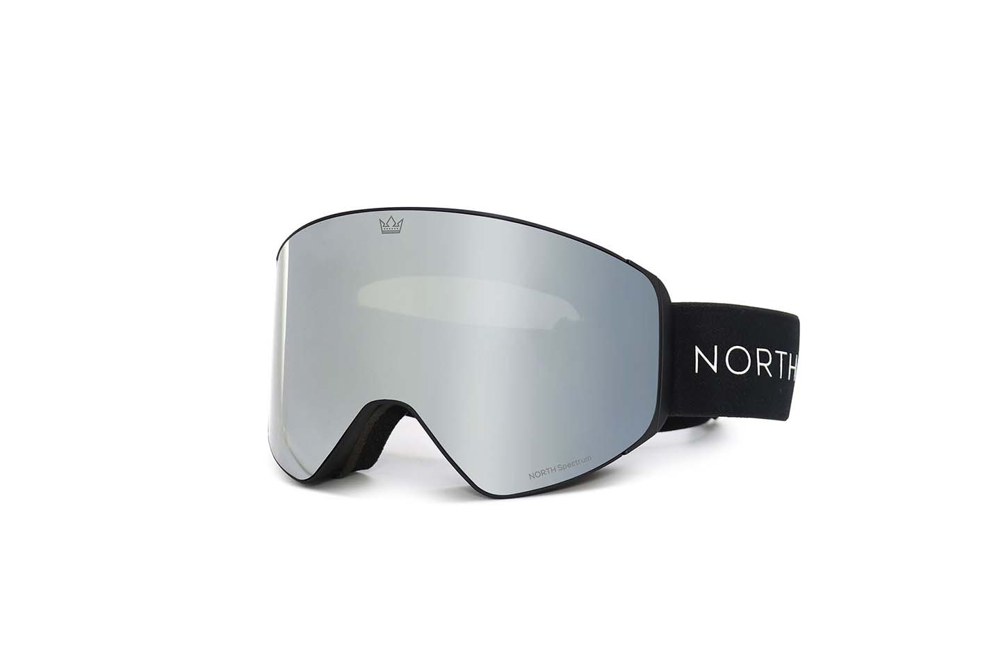 NORTH Freeride Silver/Svarta skidglasögon (1 av 4) (2 av 4)