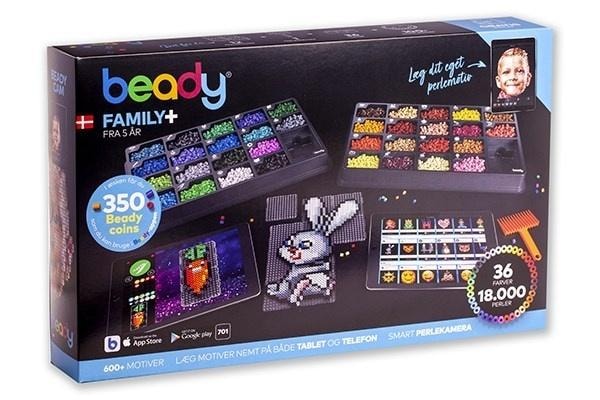 Beady Family+ 18.000 pärlor, 12 plattor, 1 pärlskrapa (21 av 30)